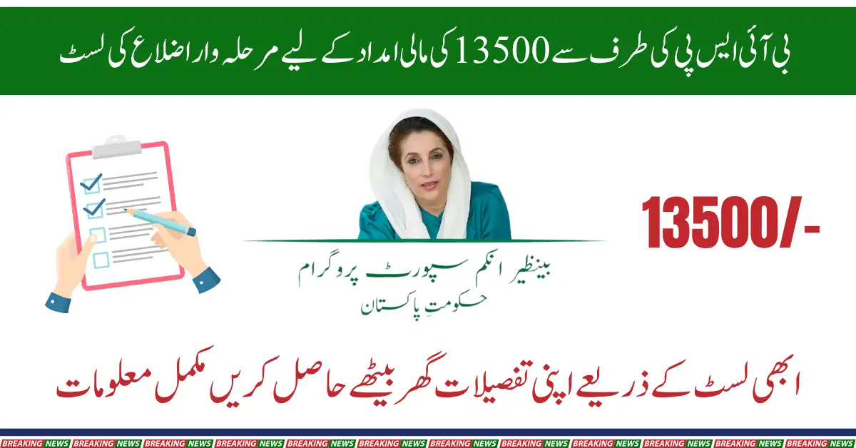 BISP 8171 Payments Start Next Week – Full District-Wise List, Payout Details & How to Claim